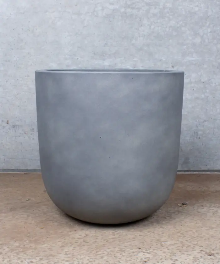 Slate cylinder fiberbeton krukke